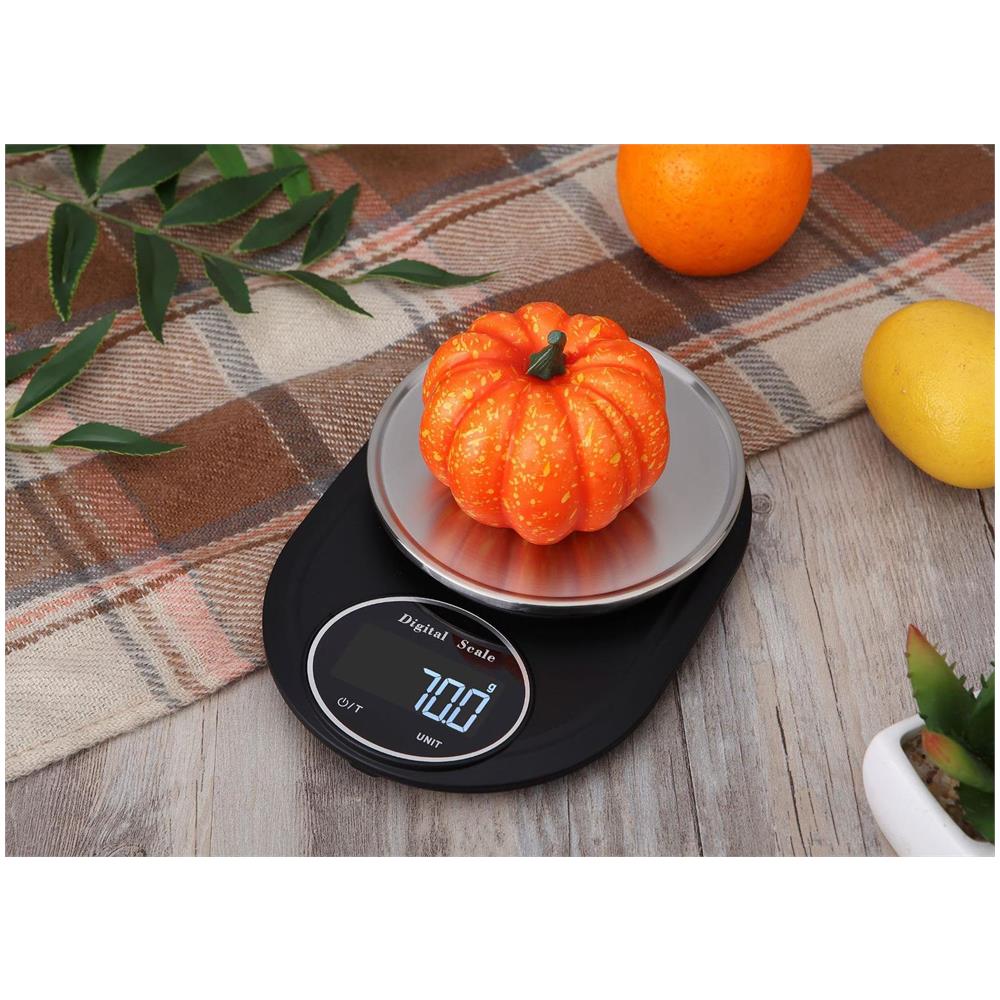 Bilancia Da Cucina Digitale 2 Kg / 0,1 G Acciaio Inossidabile Nero / Argento - Foto 2