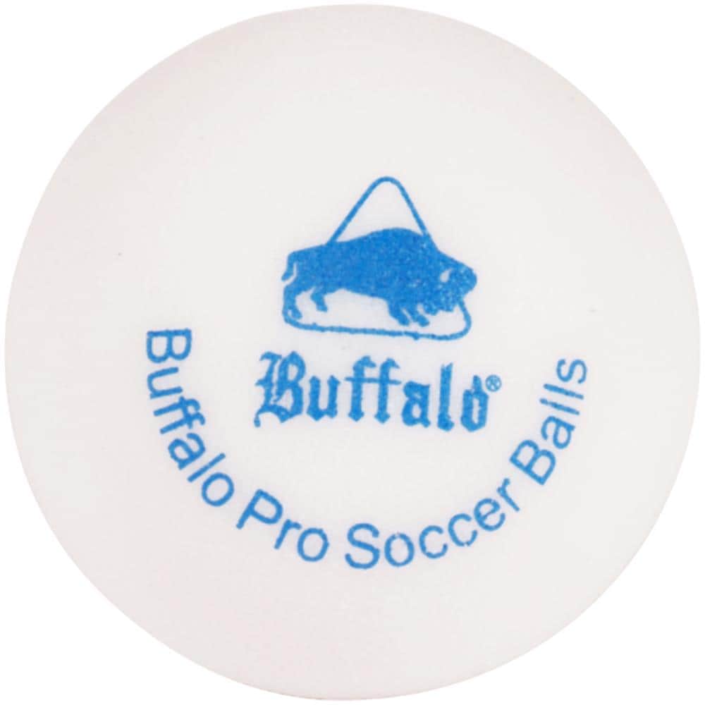 Palloni Da Calcio Balilla Buffalo Pro Set Di 6 Bianchi - Foto 2