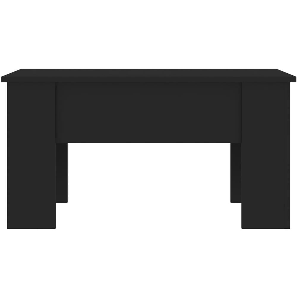 Tavolino Da Salotto Nero 79x49x41 Cm In Legno Multistrato - Foto 2
