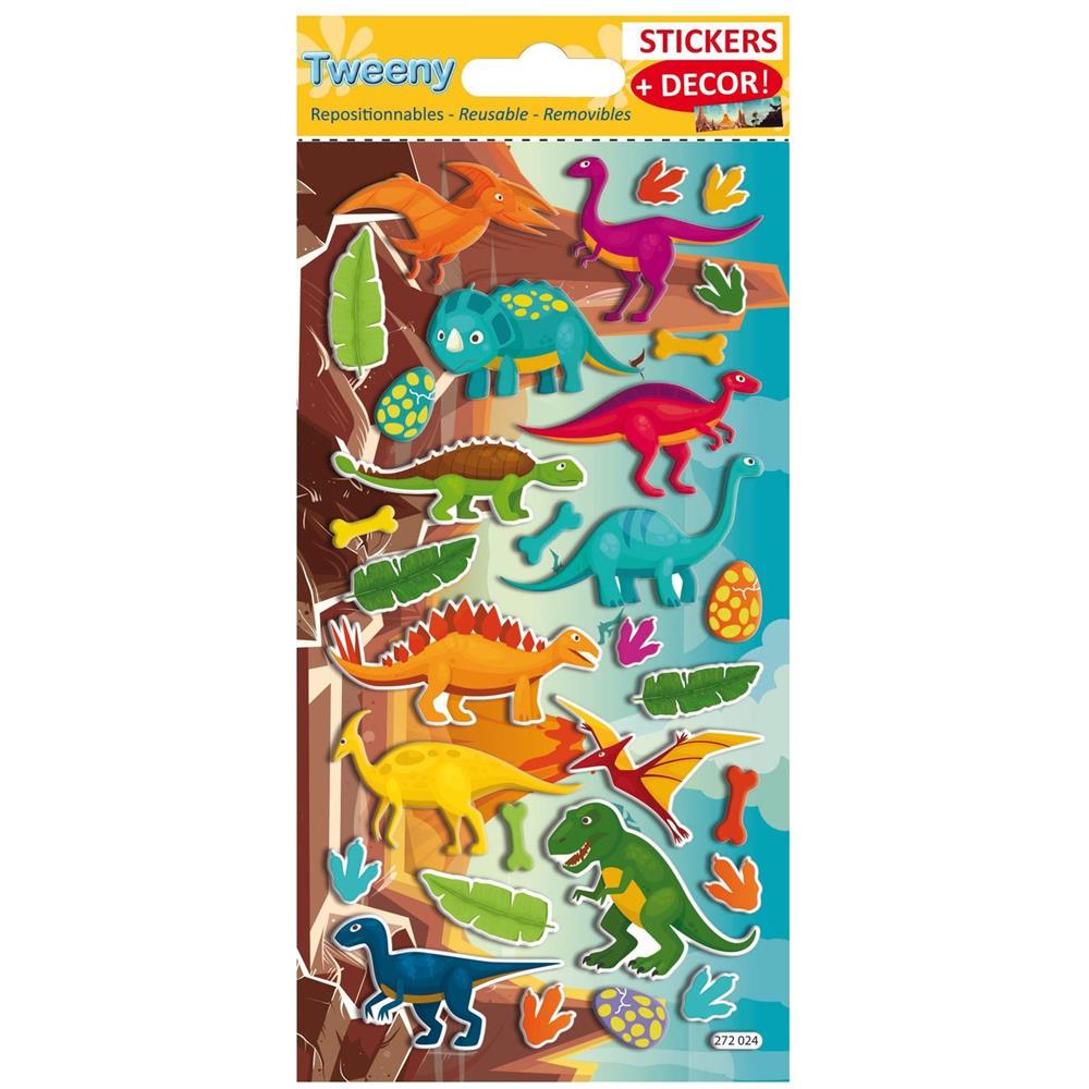 Stand Di Decorazione Per Bambini - Dinosauri - Adesivi 3d - Foto 1