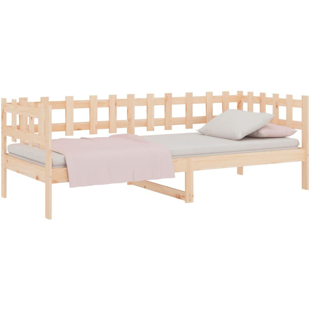 Dormeuse 90x200 Cm In Legno Massello Di Pino - Foto 3