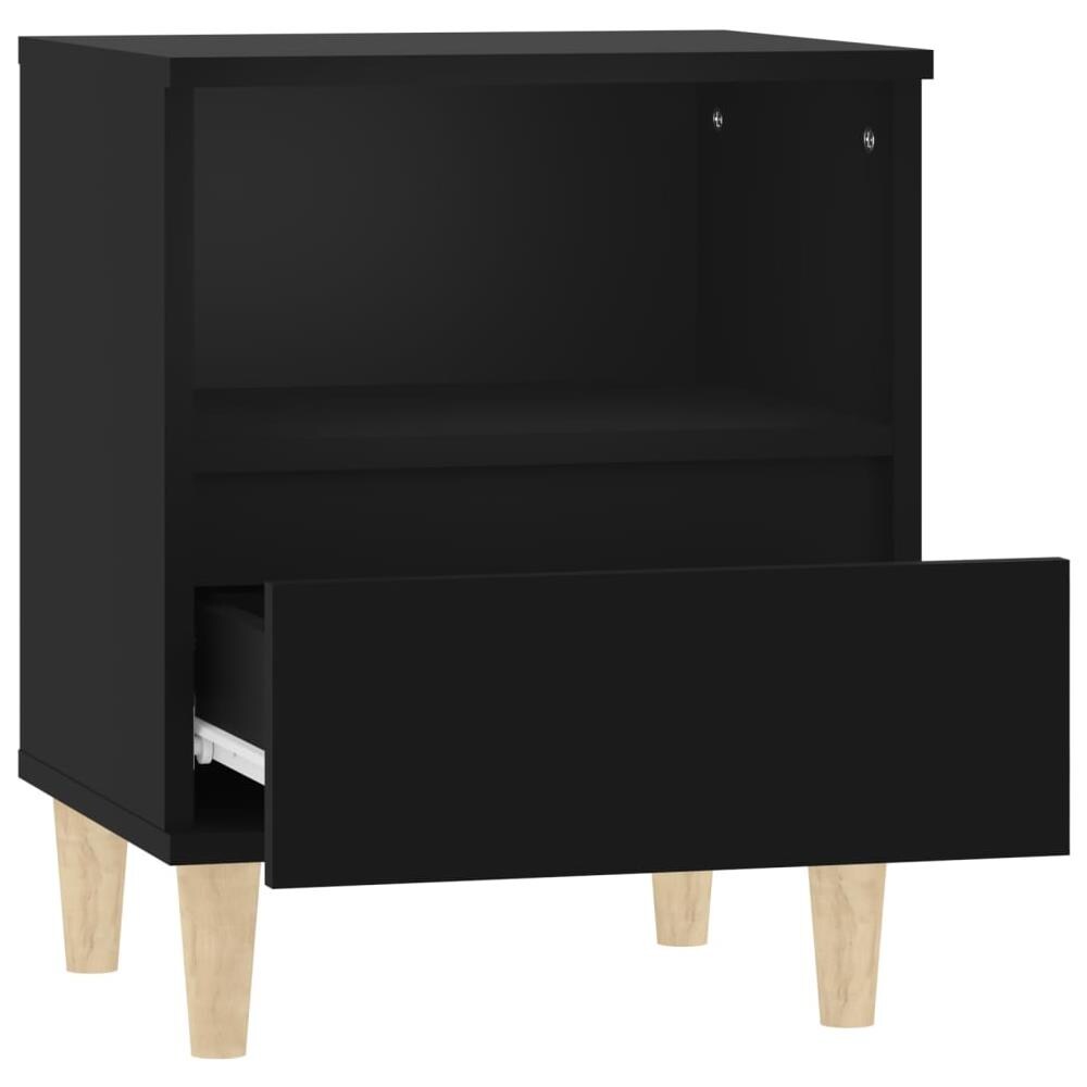 Comodini 2 Pz Nero 40x35x50 Cm - Foto 8