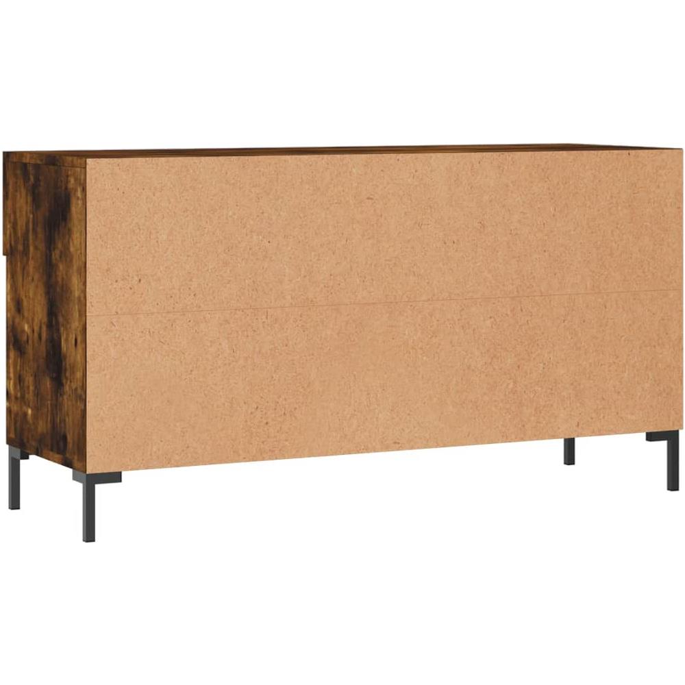 Panca Porta Scarpe Rovere Fumo 102x35x55 Cm Legno Multistrato - Foto 2