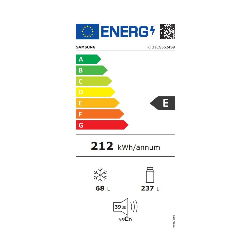 Frigorifero Doppia Porta RT31CG5624S9ES Total No Frost Multi Air Flow Classe Energetica E Colore Metal Inox - Foto 2