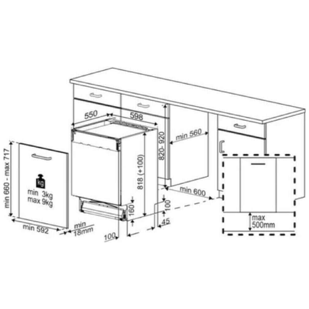 Lavastoviglie BDIN38440 Capacità 14 Coperti Classe C Colore Acciaio Inox - Foto 7
