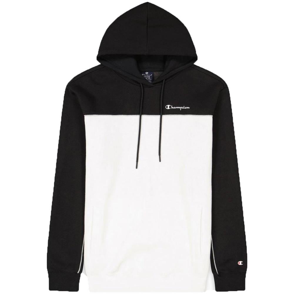 Felpa Uomo con Cappuccio Colorblock - Foto 1