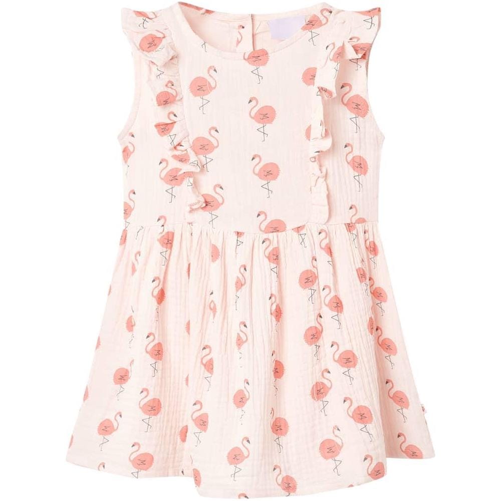 Abito da Bambina con Volant Rosa Tenue 92 - Foto 1