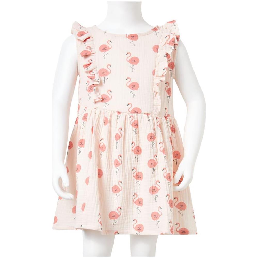 Abito da Bambina con Volant Rosa Tenue 92 - Foto 8