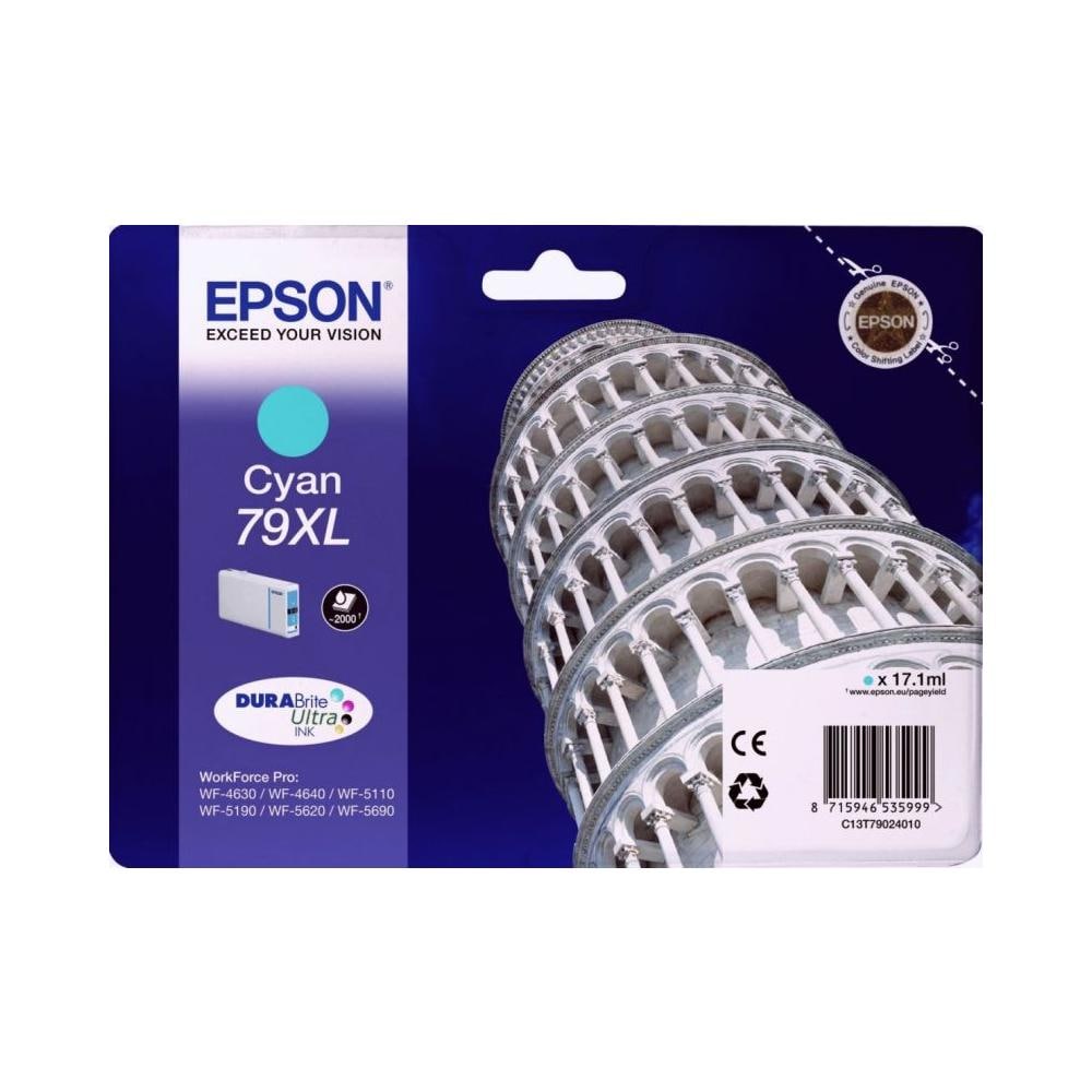 Cartuccia Inchiostro Rs79Xl Ciano Originale C13T79024010 - Foto 2