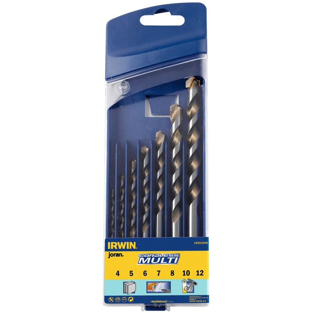 Cordless Set Punte Trapano 4/5/6/7/8/10/12 Mm 7 Pz - Foto 1