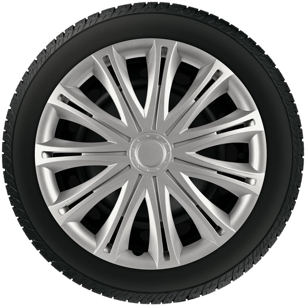 Copricerchi Auto Universali 13 Pollici Tech-one Spark Silver 31585 - Foto 6