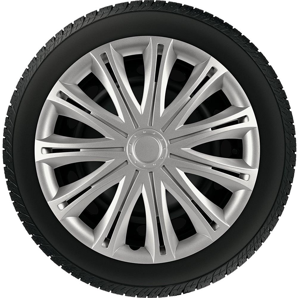 Copricerchi Auto Universali 13 Pollici Tech-one Spark Silver 31585 - Foto 2