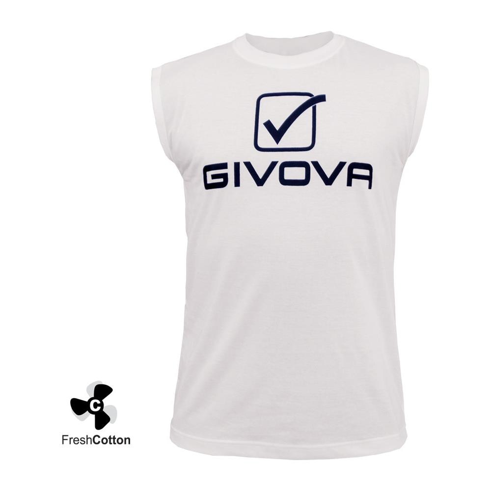 Canotta Cotone Sponsor Logo Big Di Colore Bianco Taglia M - Foto 1