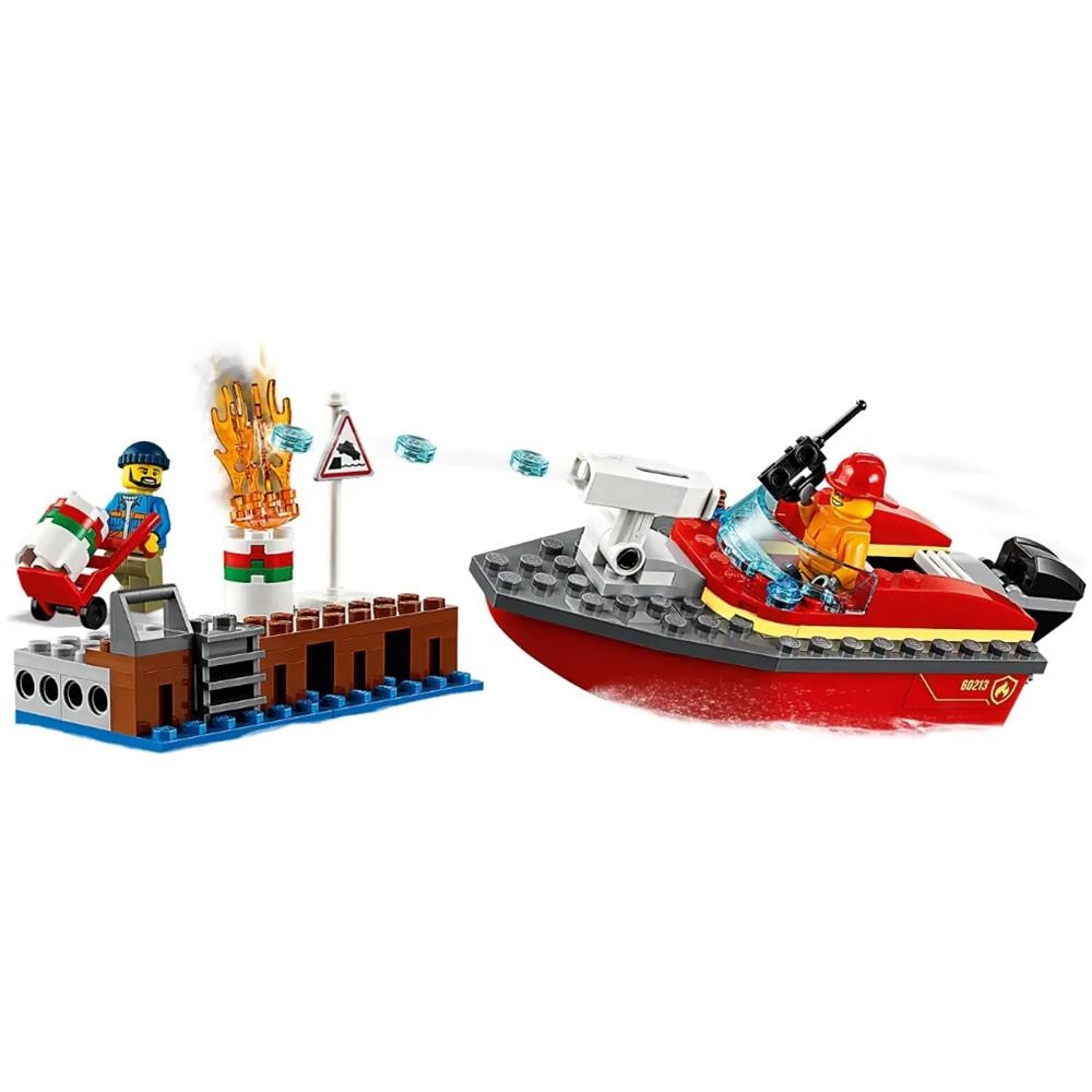 60213 Fuoco Laterale del Molo della Città - Foto 2