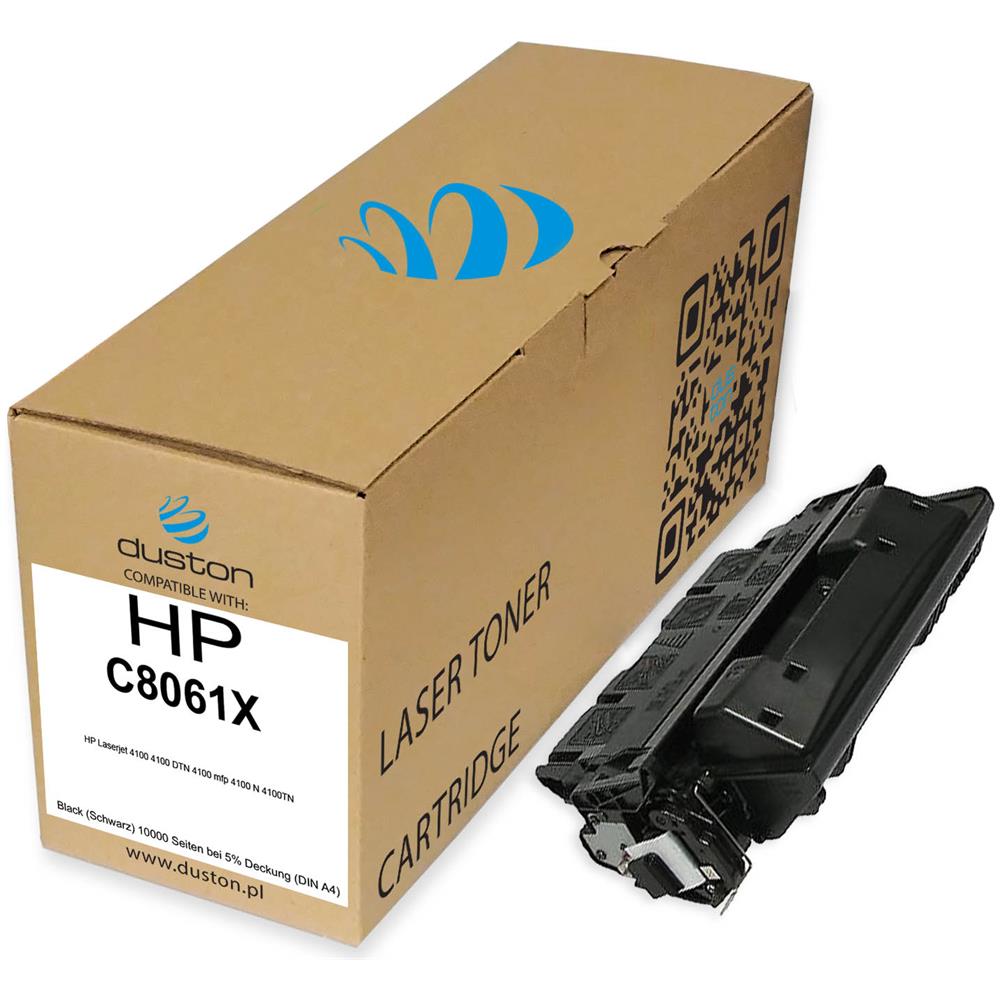 TONER - 2x C8061x, 61x Negro Compatible Con Hp Laserjet 4100dtn Mfp4100n 4100tn - Foto 2