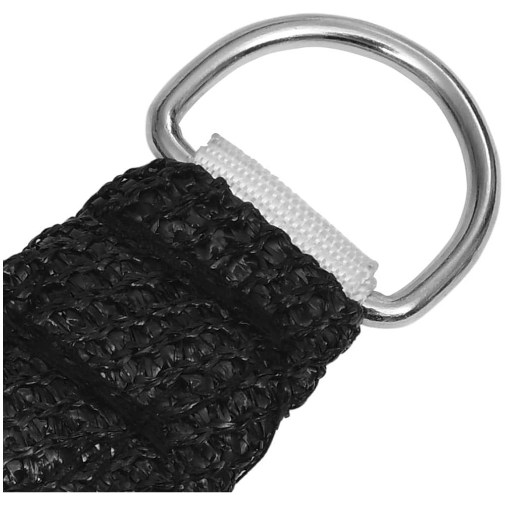 Vela Parasole 160 g / m² Nera 2x2 m in HDPE - Foto 2