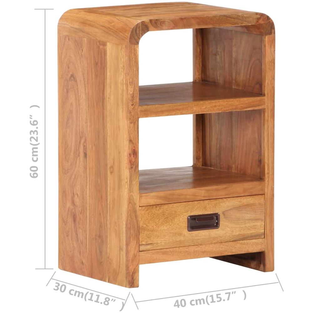 Tavolino da Salotto in Legno Massello 110x60x45 cm - Foto 8