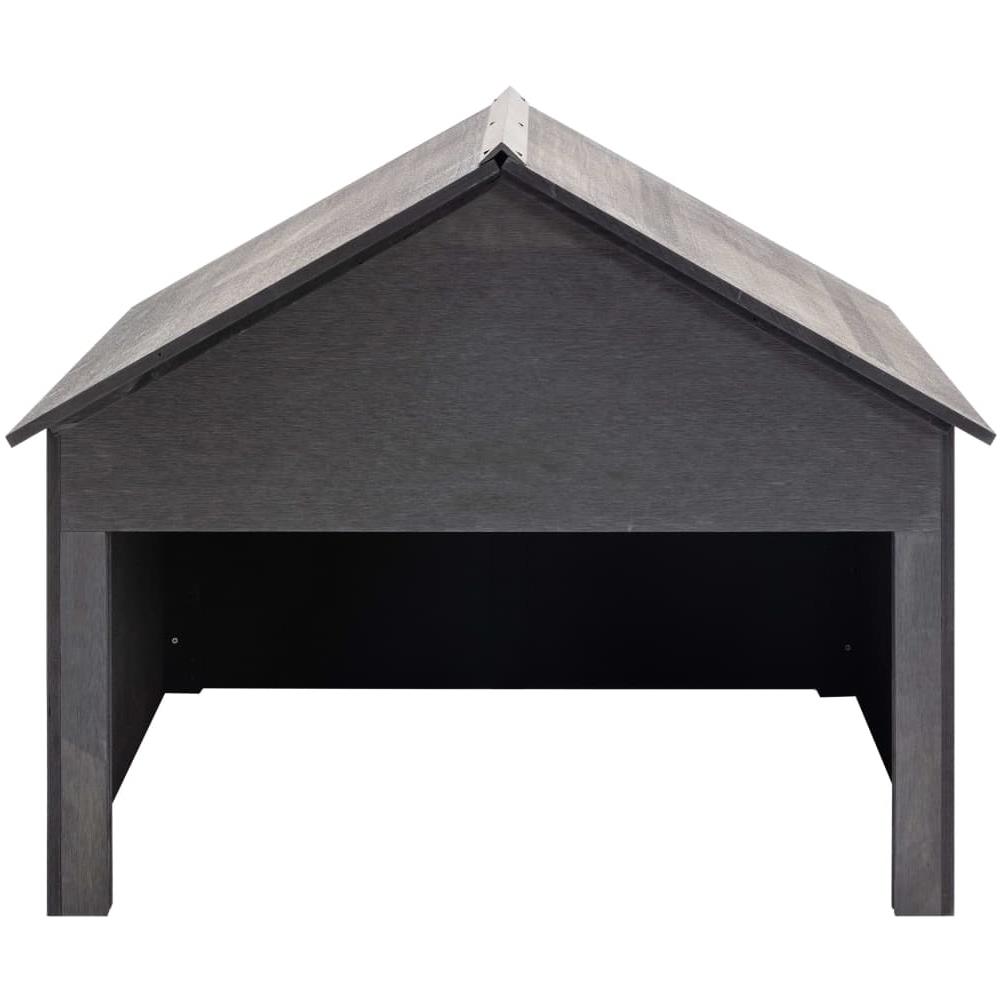 Casetta per Rimessaggio Rasaerba Grigio 80x80x70 cm in WPC - Foto 2