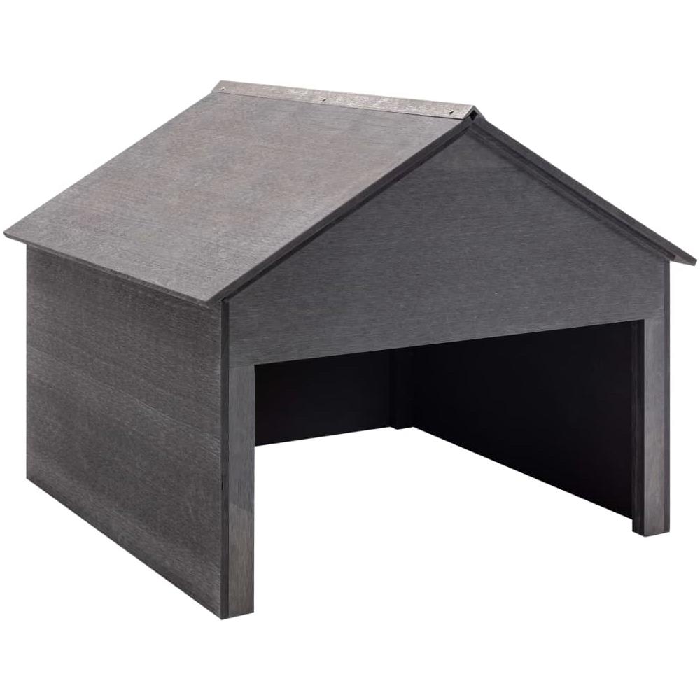 Casetta per Rimessaggio Rasaerba Grigio 80x80x70 cm in WPC - Foto 1