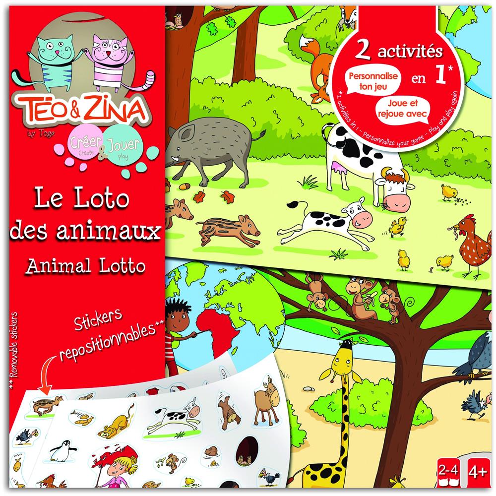 Loto Di Animali - Gioco Da Tavolo - Foto 1