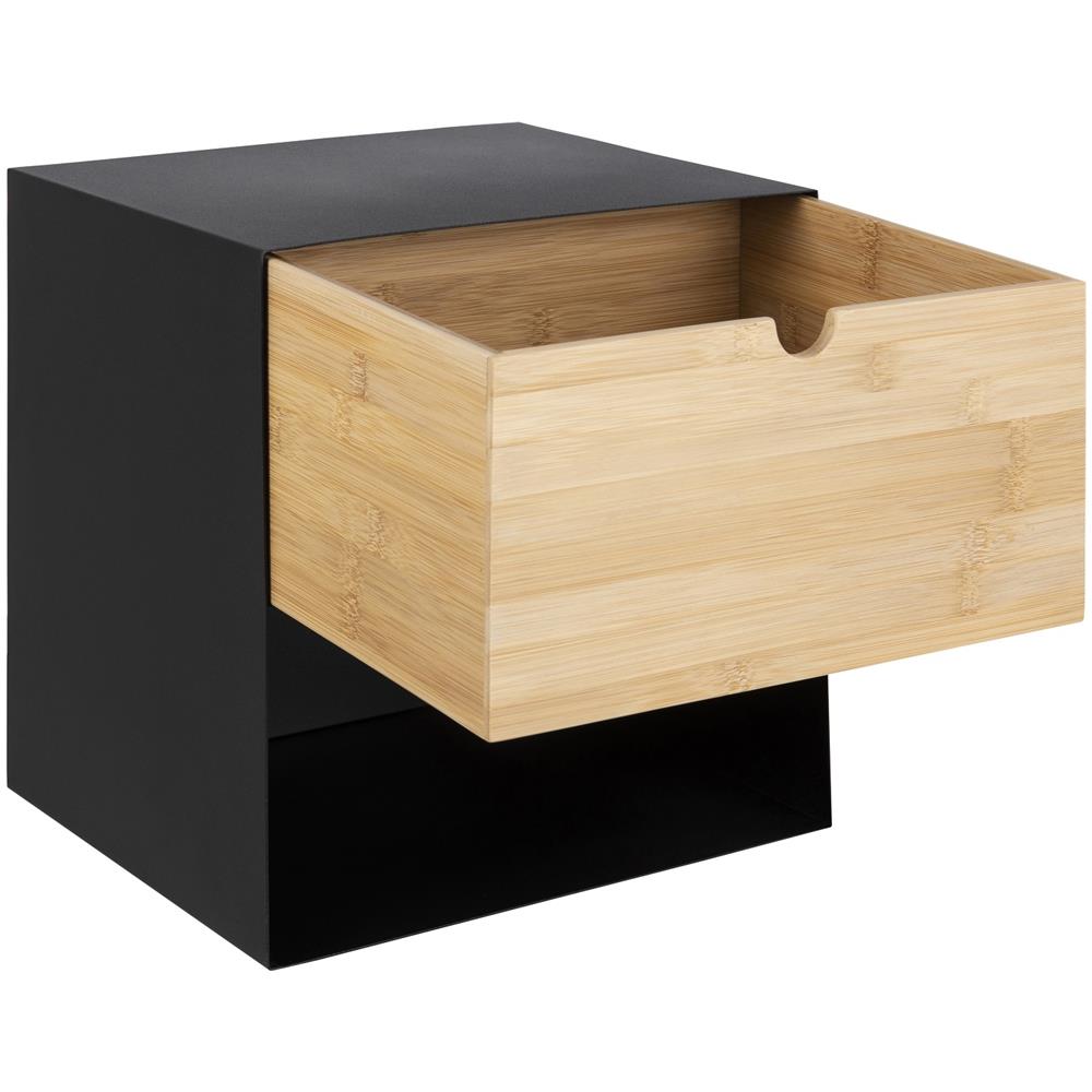 Comodino Joliet Nero / Naturale - Foto 2