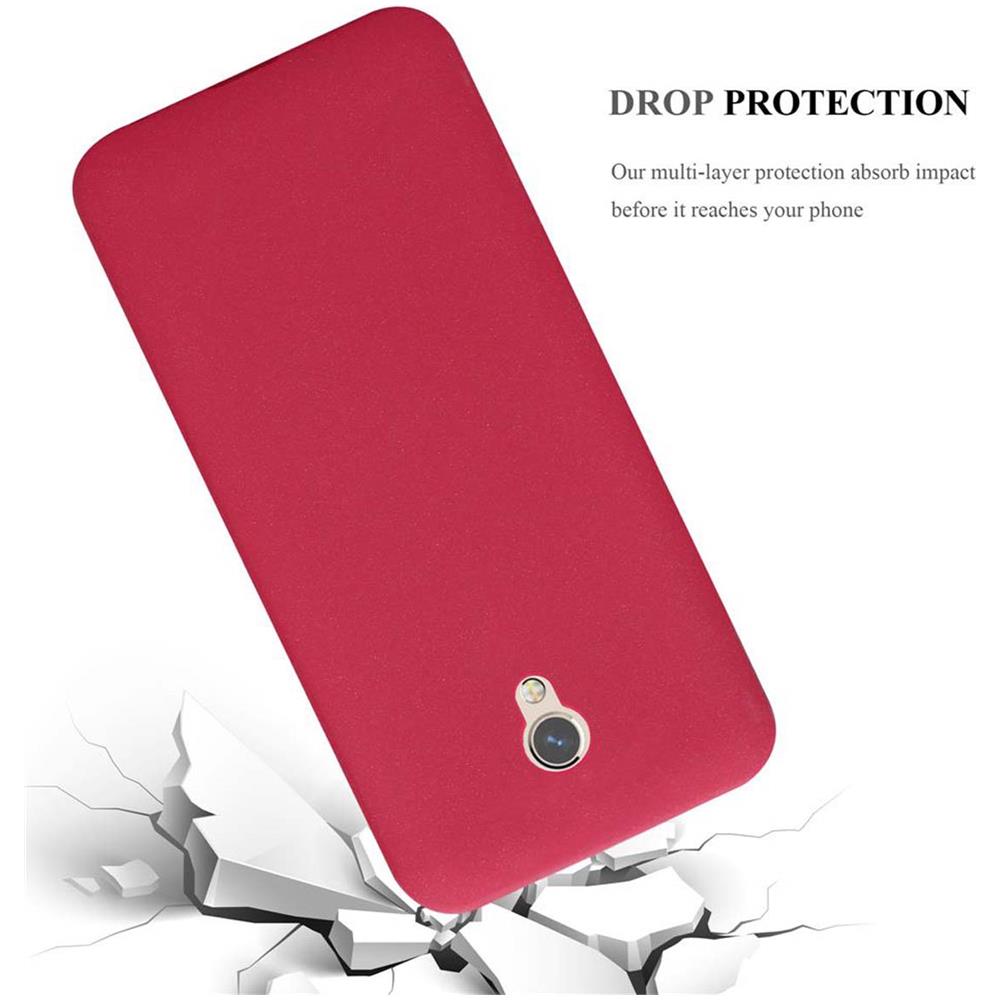 Cadorabo Custodia Compatibile Con Zte Blade V7 In Frost Rosso - Coperchio Protettivo In Silicone Tpu Flessibile - Foto 8