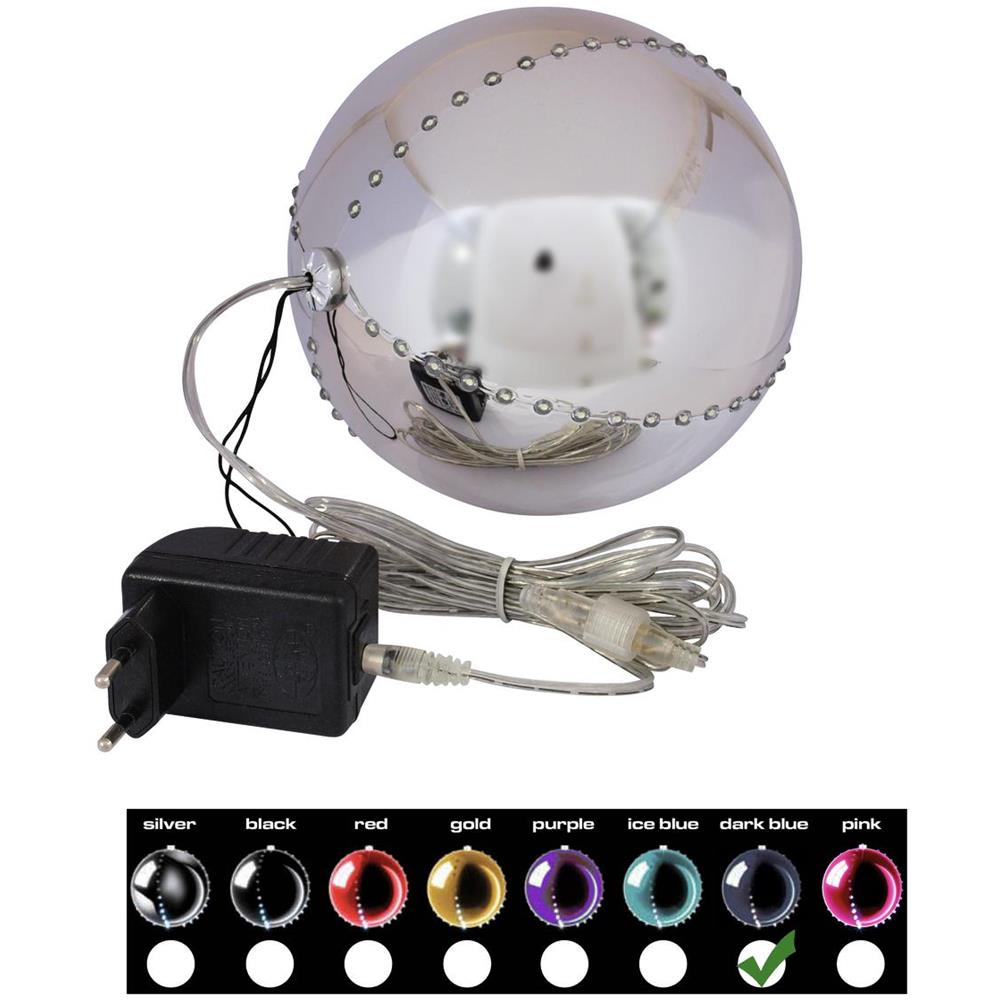 Led Snowball 15cm, Dark-blue - Foto 1