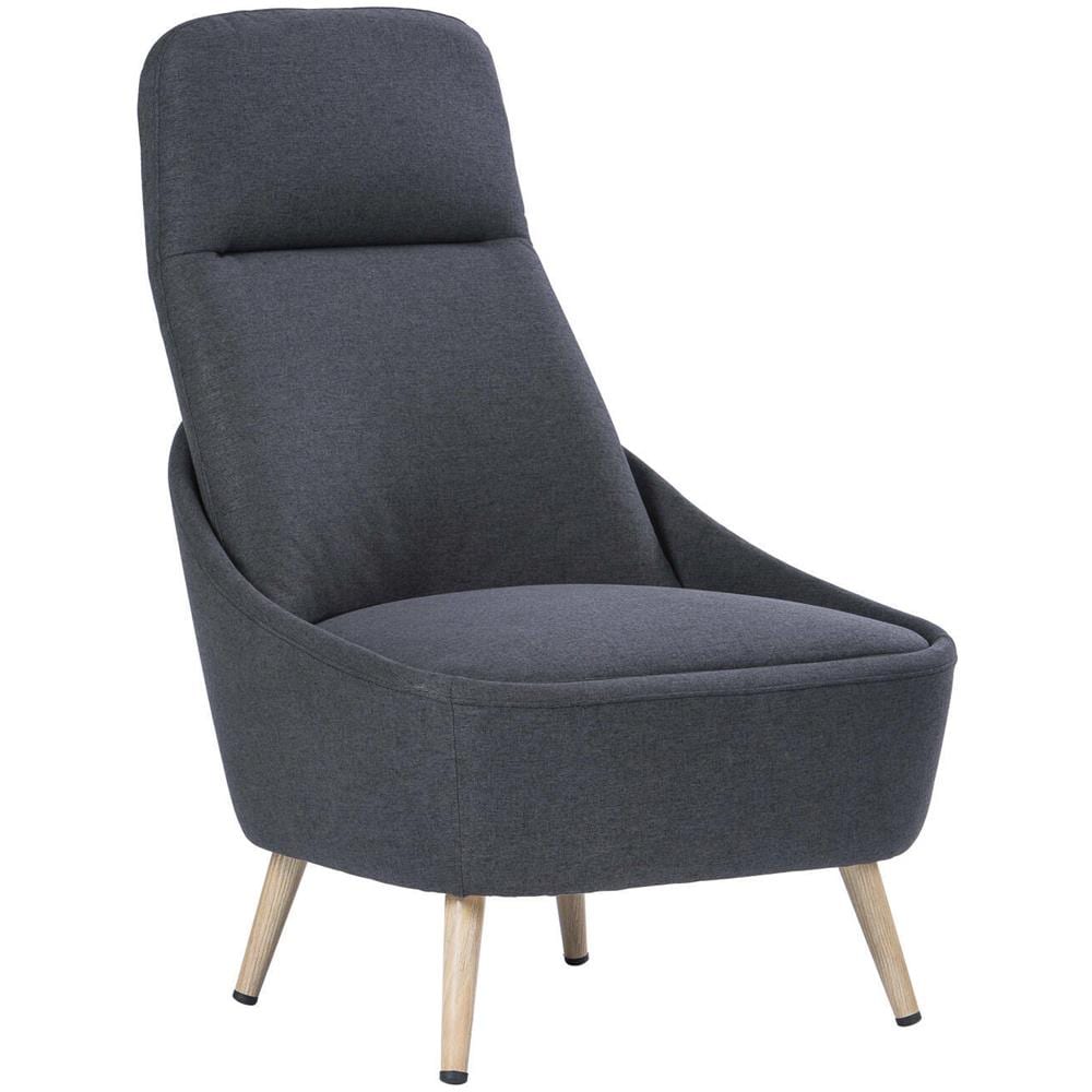 Sedia Da Ufficio Dunedin, Seduta Da Attesa Per Ufficio, Poltrona Ergonomica, 77x65h100 Cm, Antracite - Foto 1