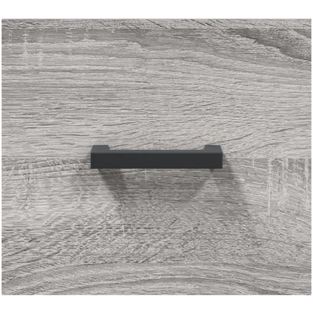 Panca Porta Scarpe Grigio Sonoma 102x35x55 Cm Legno Multistrato - Foto 2