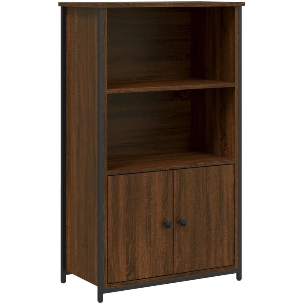 Credenza Rovere Marrone 62x32x103,5 Cm In Legno Multistrato - Foto 2