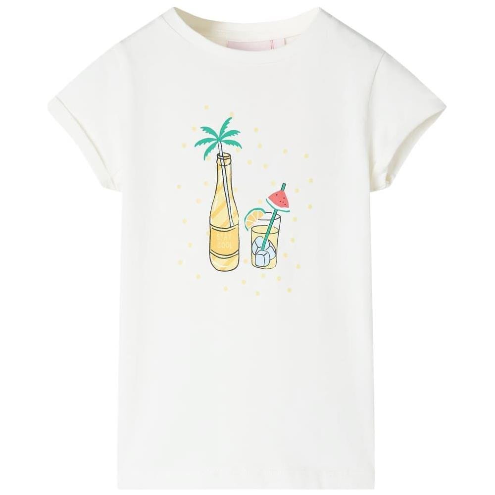 Maglietta per Bambini Ecru 140 - Foto 1