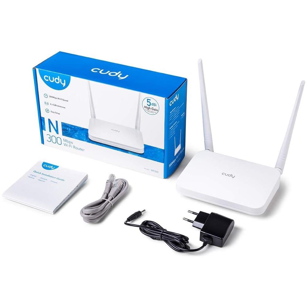 Router WR300 Wi-Fi 4 300Mbps 2.4GHz Fast Ethernet Bianco - Foto 4