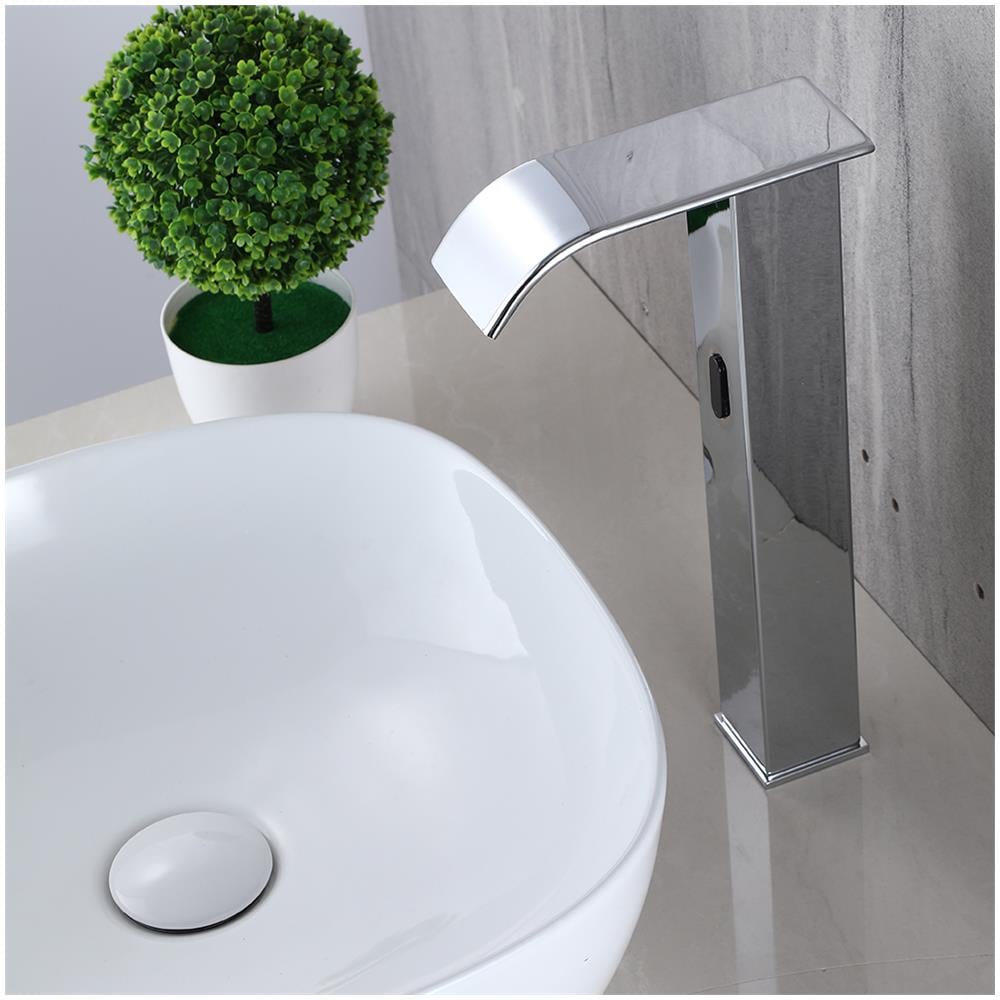 Rubinetto per lavabo da bagno, Blackswan, tipo M186, modello alto cromato con bocca a cascata e sensore, misura 30,5 cm - Foto 4