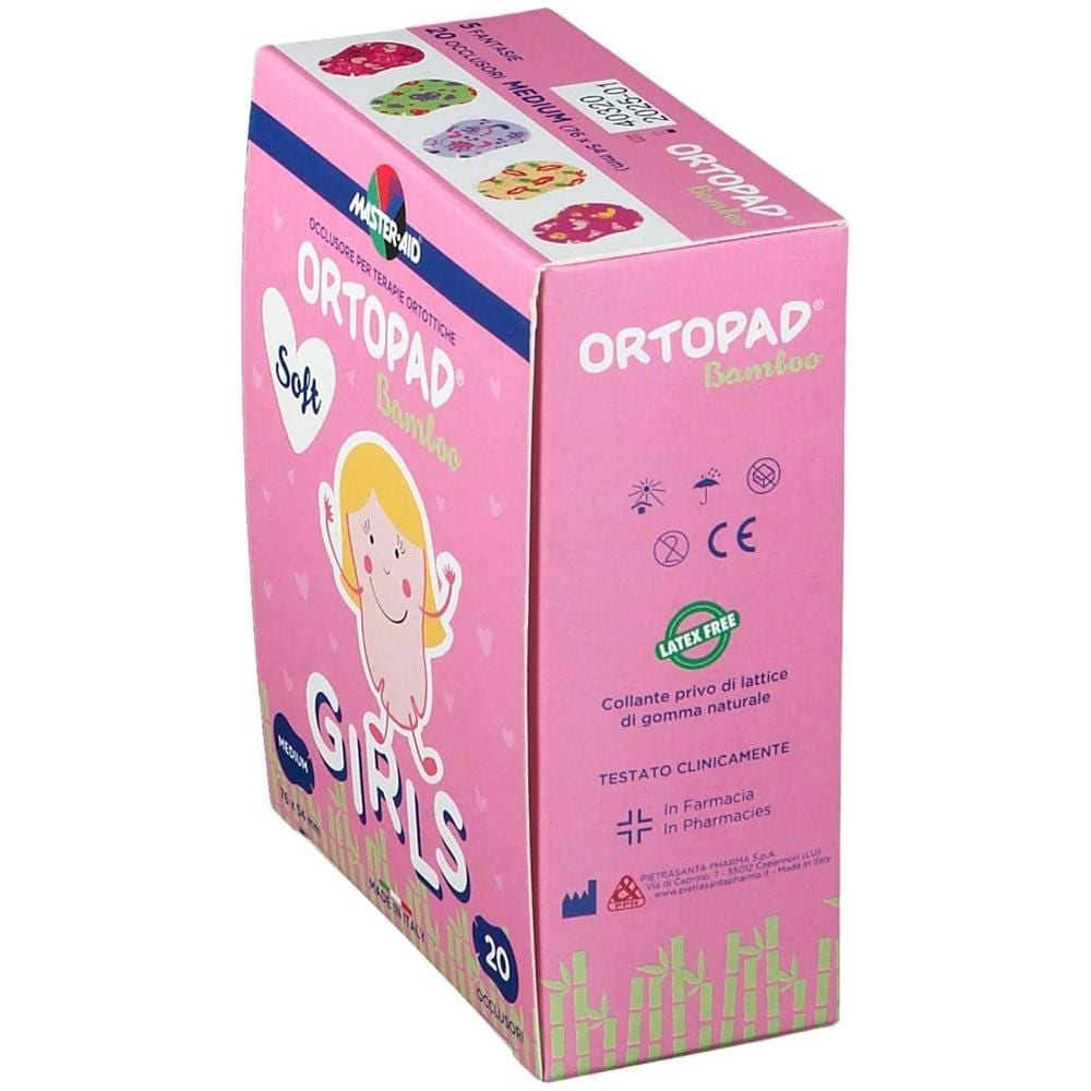 Cerotto Oculare per Ortottica Ortopad Soft Girls M 20 Pezzi - Foto 1