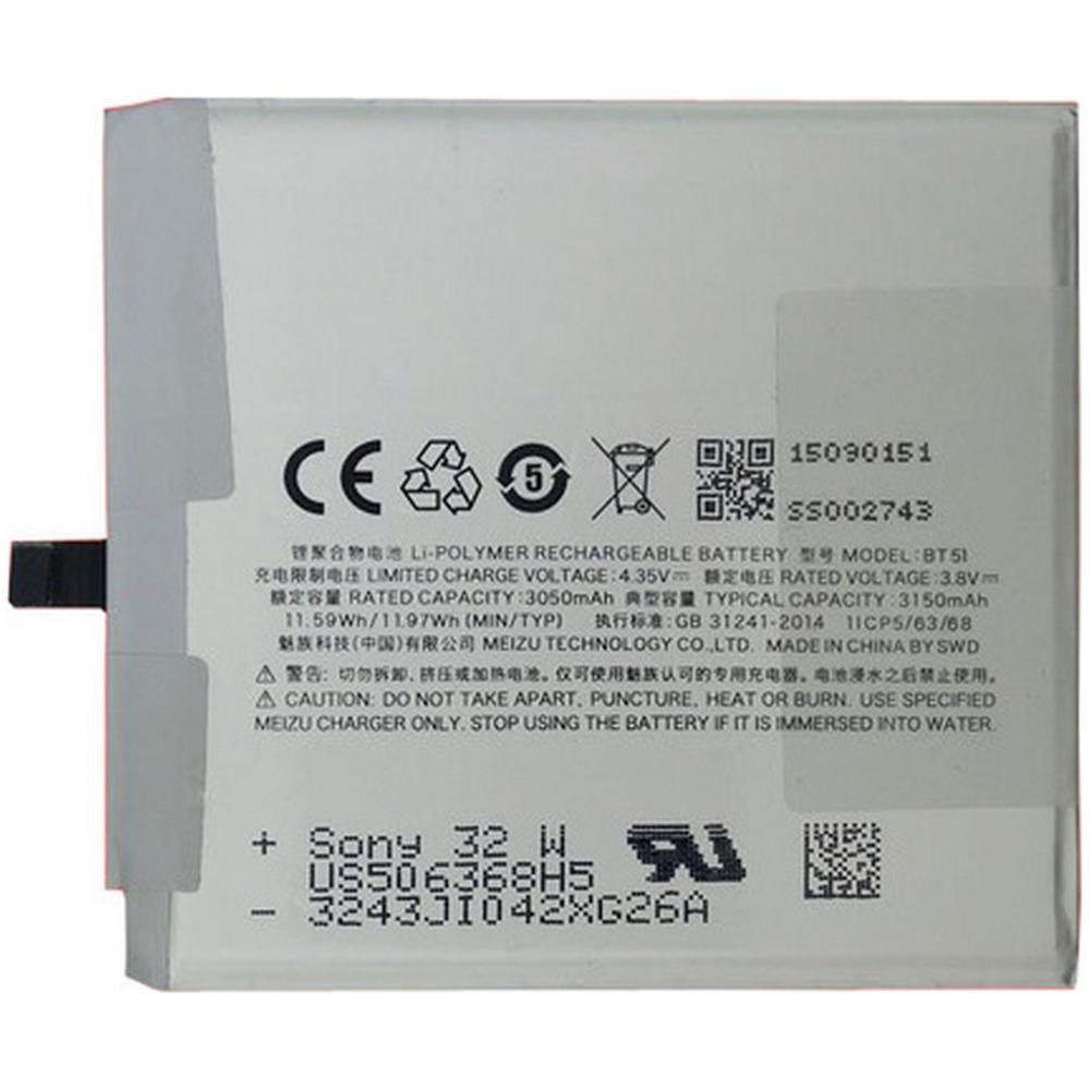 Batteria Pila Originale Meizu Bt51 3050mah Per Mx5 Mx 5 Bulk - Foto 2