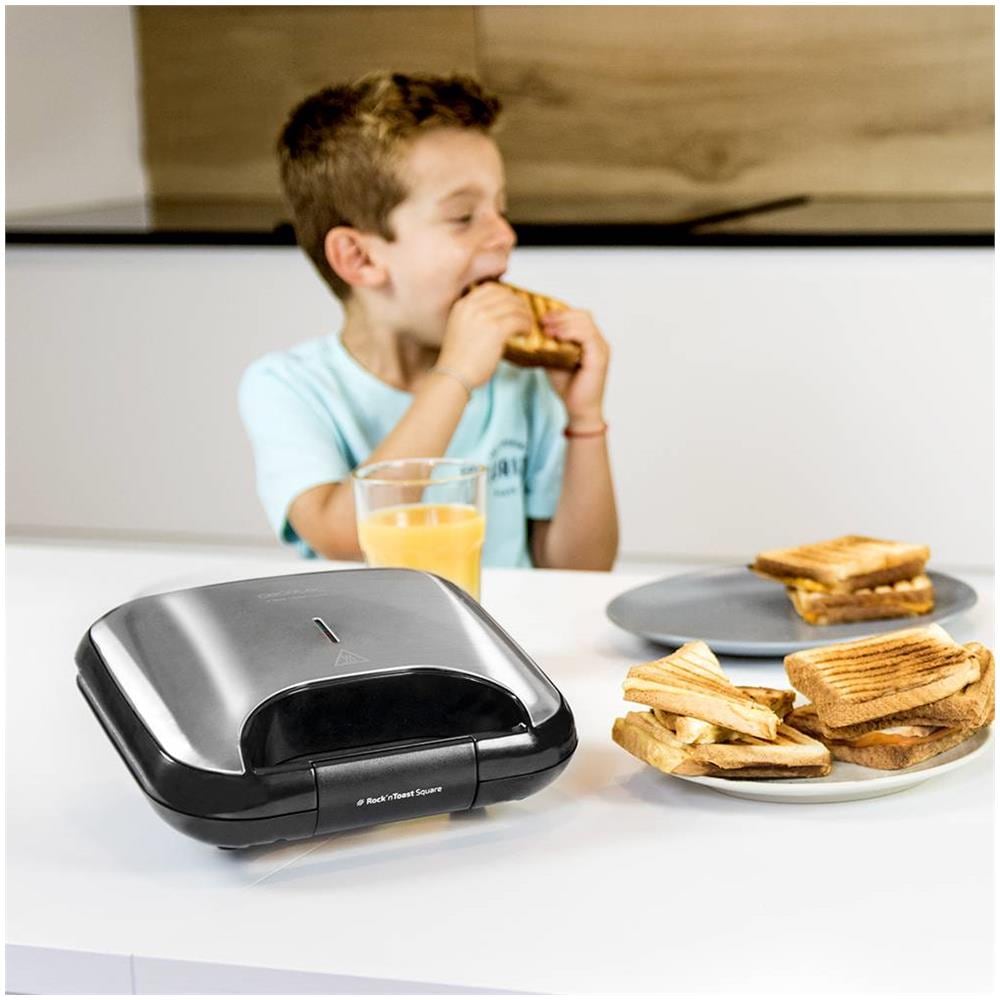 Tostapane 2 Fette Potenza 750 Watt Colore Acciaio Inox - Foto 7