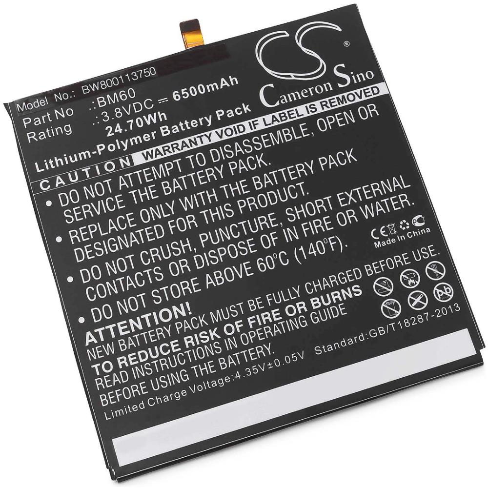 Batteria Li-poly 6500mah (3.8v) Per Netbook Pad Tab Tablet Xiaomi A0101, A0101 16gb, A0101 64gb Sostituisce Bm60. - Foto 1