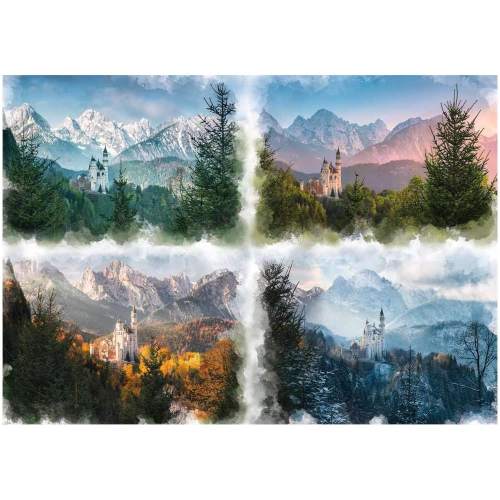 Puzzle Castello delle Fiabe in 4 Stagioni 18000 pz 276 x 192 cm 16137 - Foto 2