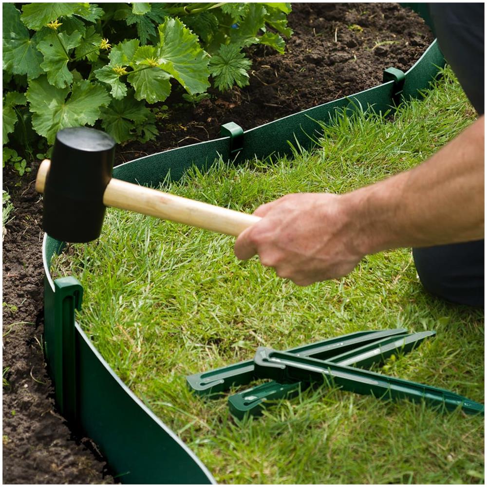 Pioli Di Ancoraggio Da Giardino 10 Pz Verdi - Foto 2