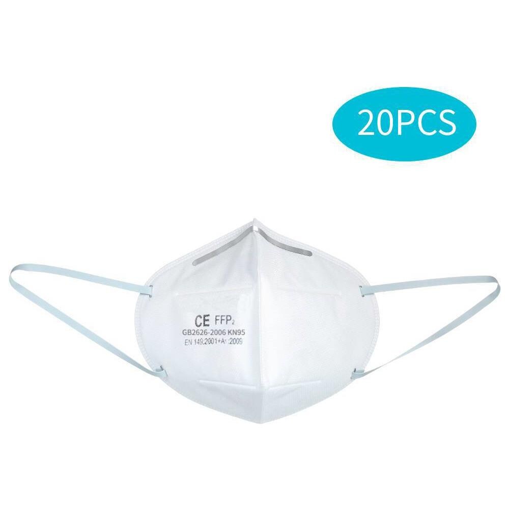 20 Pz Maschera Monouso Kn95 Ffp2 Maschera Protettiva Traspirante - Foto 1