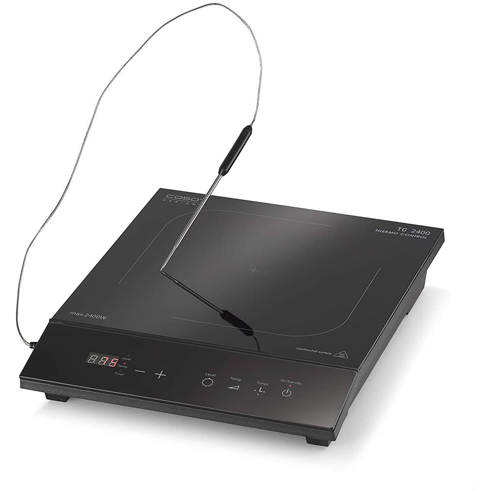 Piano Cottura TC 2400 Thermo Control a Induzione 1 Zona Cottura da 30 cm Colore Nero - Foto 1