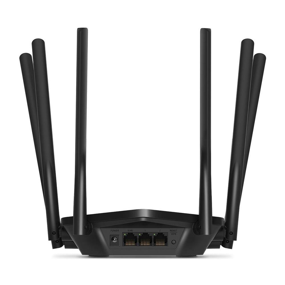 Router Dual-band Mercusys Mr50g 802.11ac, 600+1300 Mbit / s, 10/100/1000 Mbit / s, Porte Ethernet Lan (rj-45) 2, Mu-mimo Sì, Tipo Di Antenna 6xfisso, Nero - Foto 2