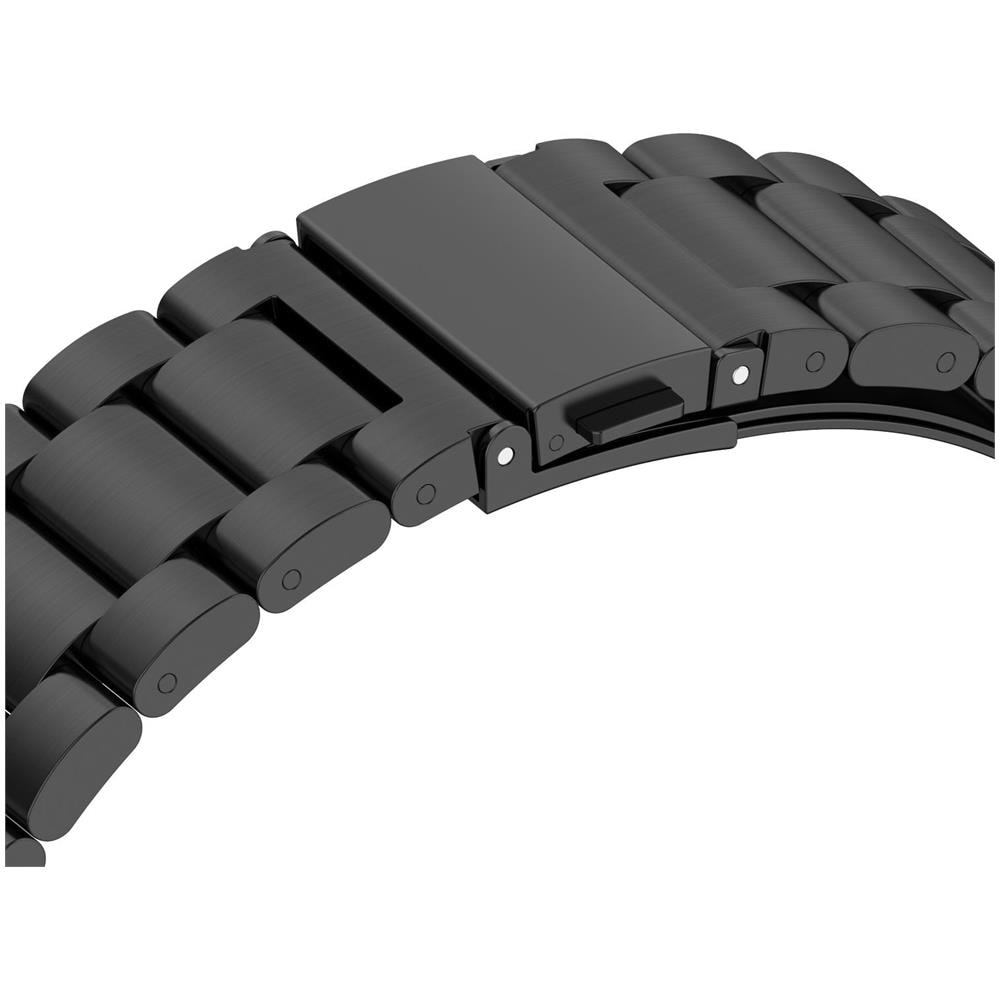 Cinturino Per Orologio 22 Mm Huawei Watch Gt /magic /ticwatch Pro In Acciaio Inossidabile Black - Foto 2