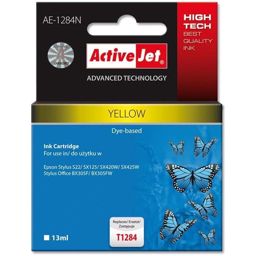 Inchiostro Ae-1283n Per Stampante Epson, Sostituzione Epson T1283; Supremo; 13 Millilitri; Inchiostro Magenta Ae-1284n Per Stampante Epson, Sostituzione Epson T1284; Supremo; 13 Millilitri; Giallo - Foto 1