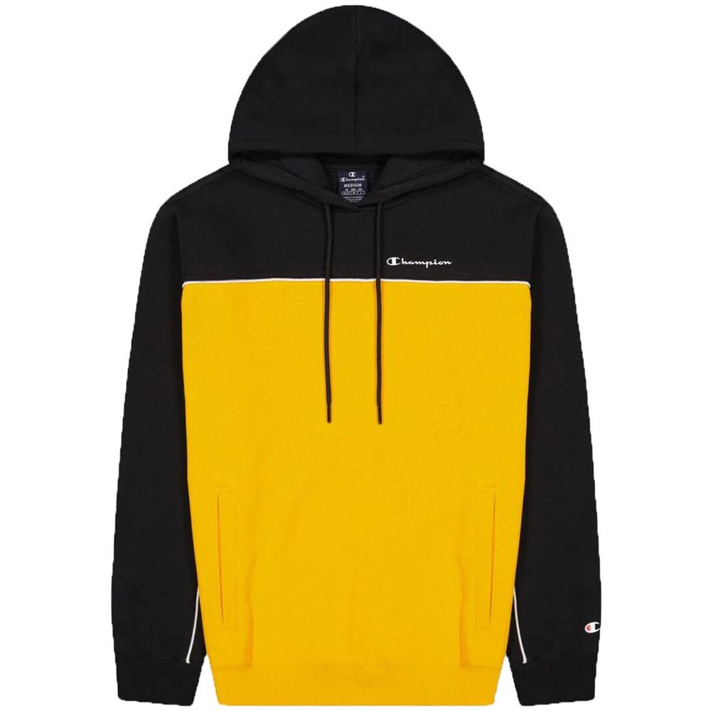 Felpa Uomo con Cappuccio Colorblock - Foto 2