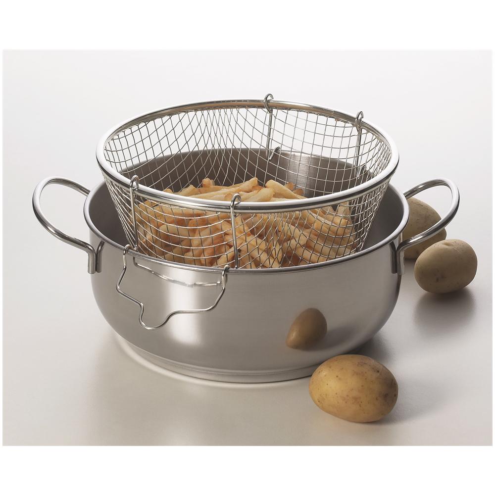 Friggitrice in acciaio Inox cm 24 - Foto 2