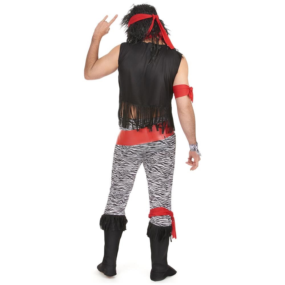 Costume Da Rock Star Per Adulto - Taglia: Small - Foto 3