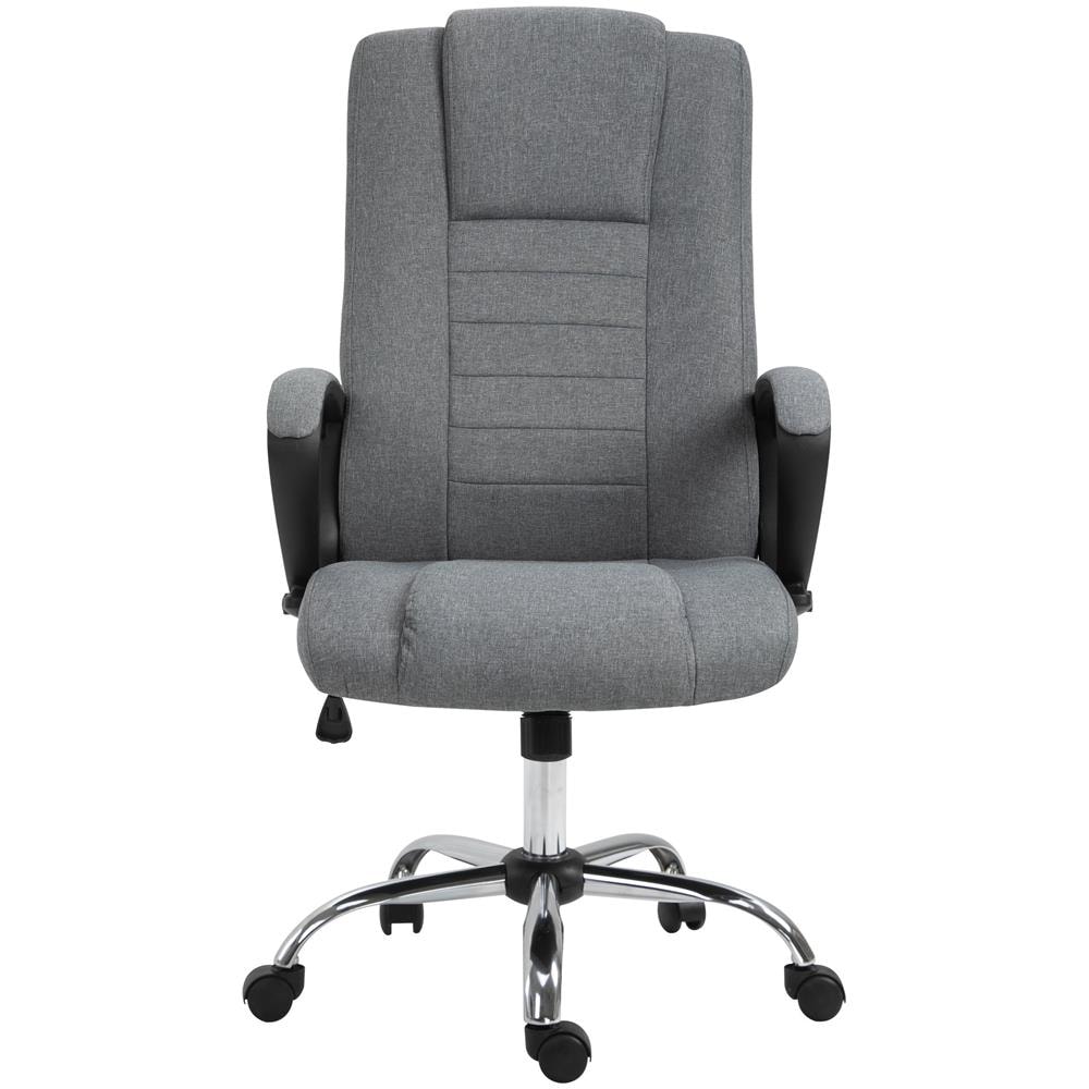 Poltrona Da Ufficio Ergonomica Con Altezza E Inclinazione Regolabile Grigio - Foto 2