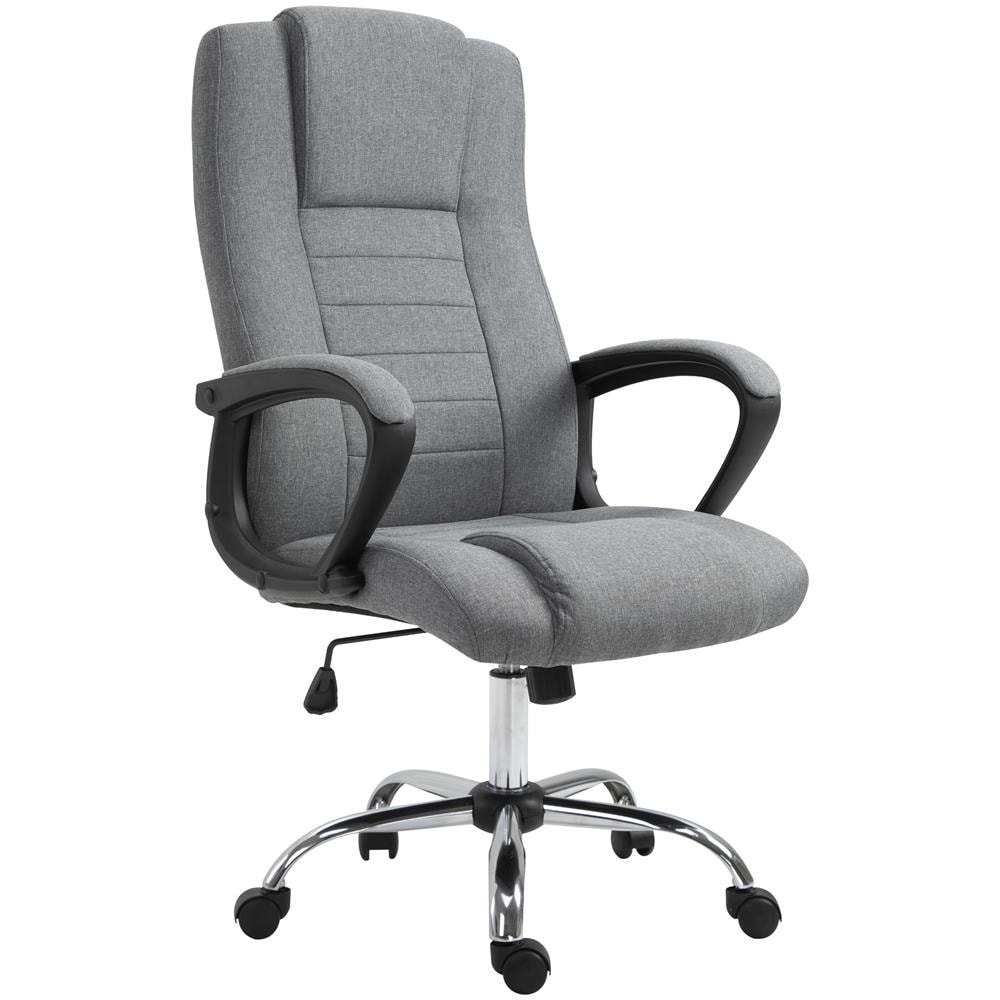 Poltrona Da Ufficio Ergonomica Con Altezza E Inclinazione Regolabile Grigio - Foto 1