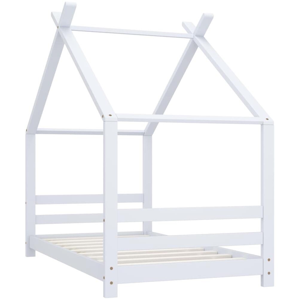 Giroletto per Bambini Bianco in Massello di Pino 80x160 cm - Foto 3